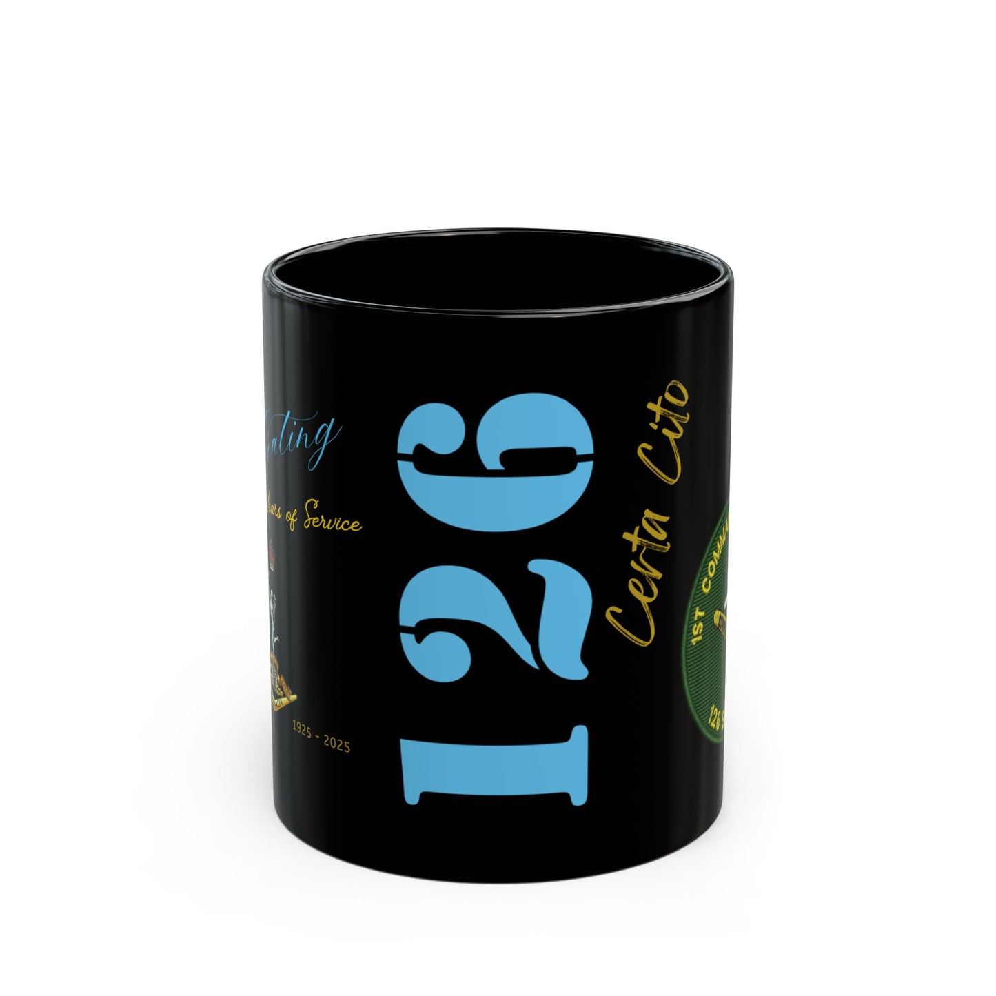 126 Signal Squadron 90’s Era Patch – 100-Year Anniversary Coffee Mug