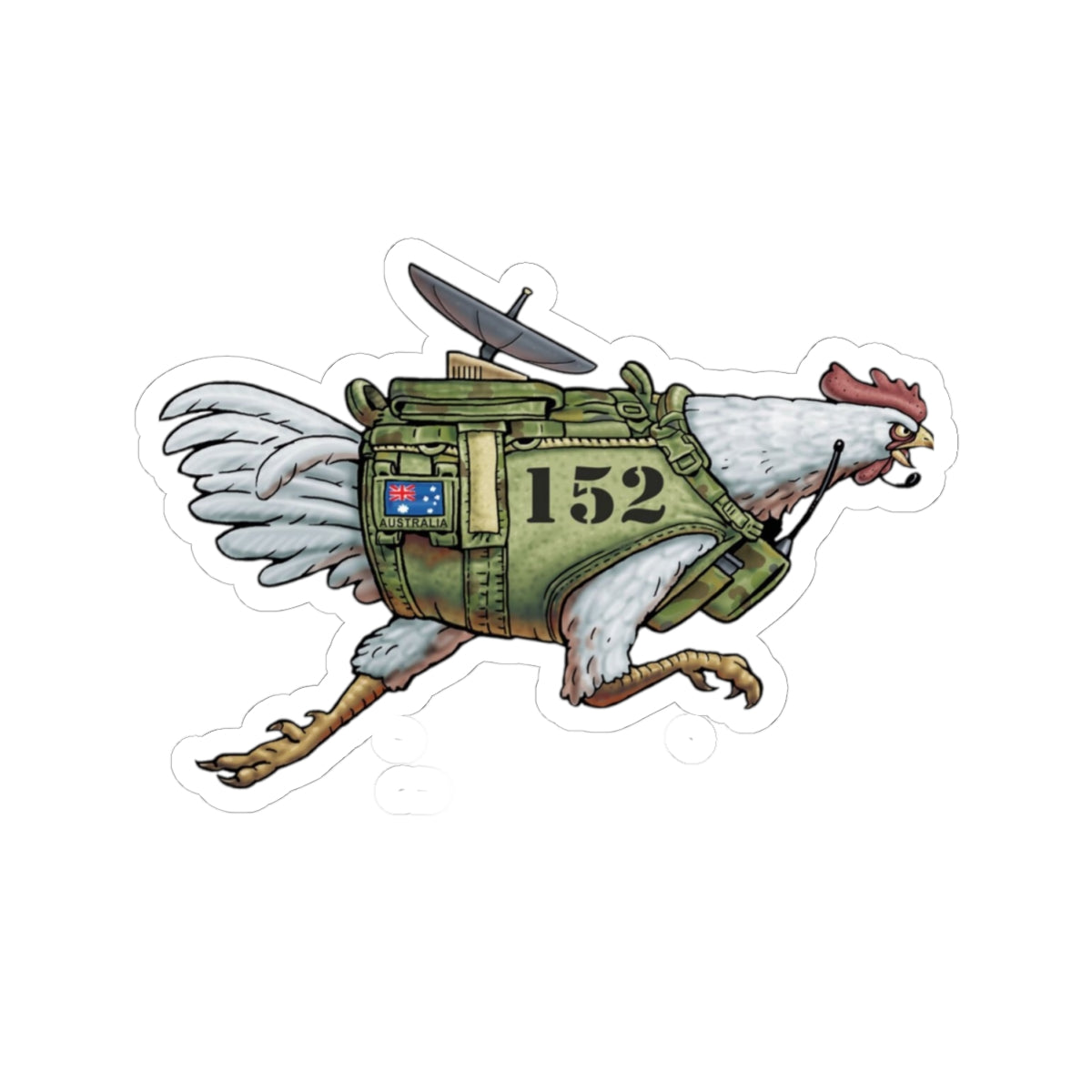 152 SIG SQN Battle Chook Emblem Sticker