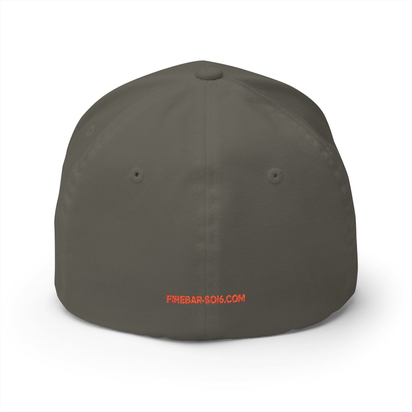 Fire Embroidered Closed-Back Cap | Trendy Hat for Warm Days, Outdoor Adventures, Gifts for Him/Her, Summer Style