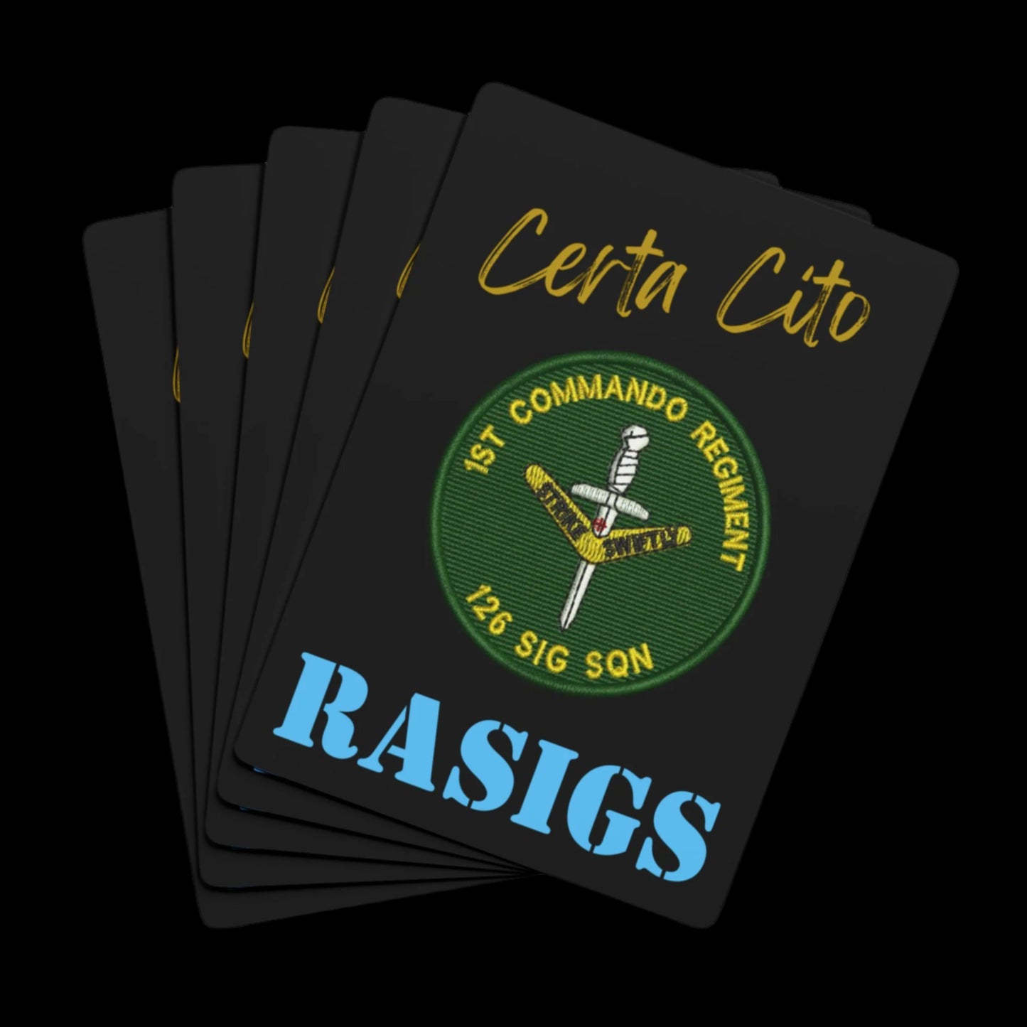 126 SIG SQN – 90’s Era Patch Playing Cards