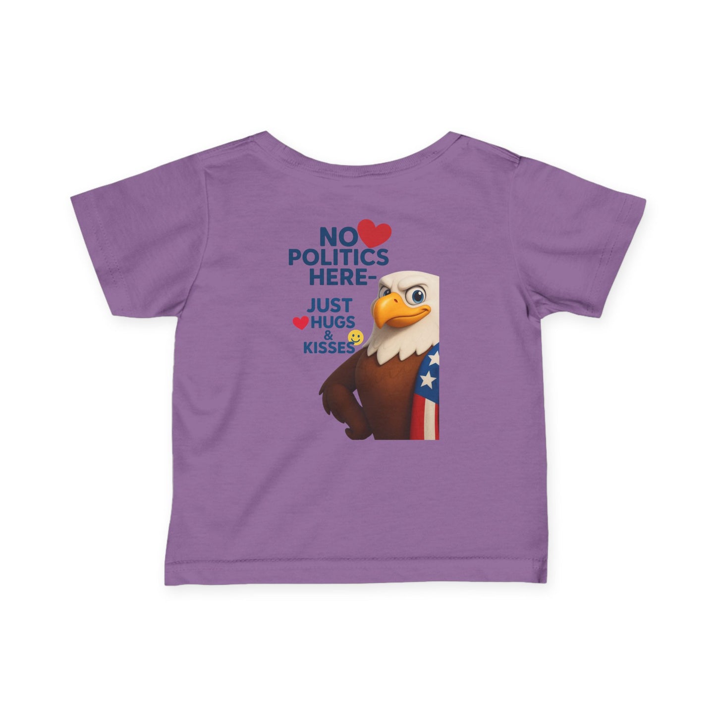 Infant Eagle Tee: Funny Political Baby Shirt, Cute Toddler Top, Gifts for New Parents, Baby Shower Present, Patriotic Baby Clothes