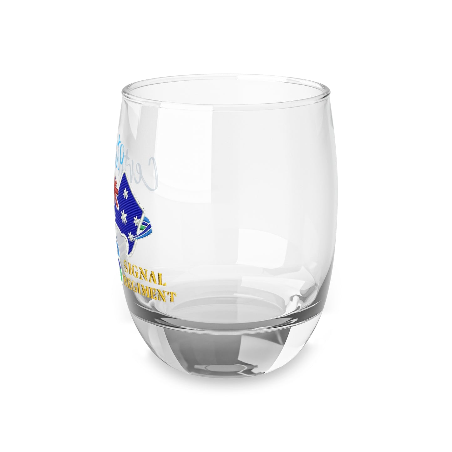 6th Signal Regiment (6 Sig Regt) Whiskey Glass