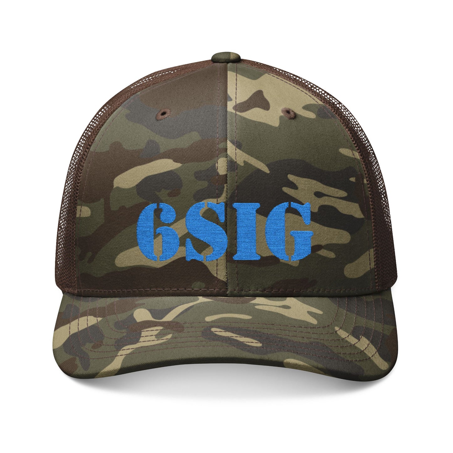 6SIG Camouflage Trucker Hat – Bold, Stylish Outdoor Cap for the True Adventurer