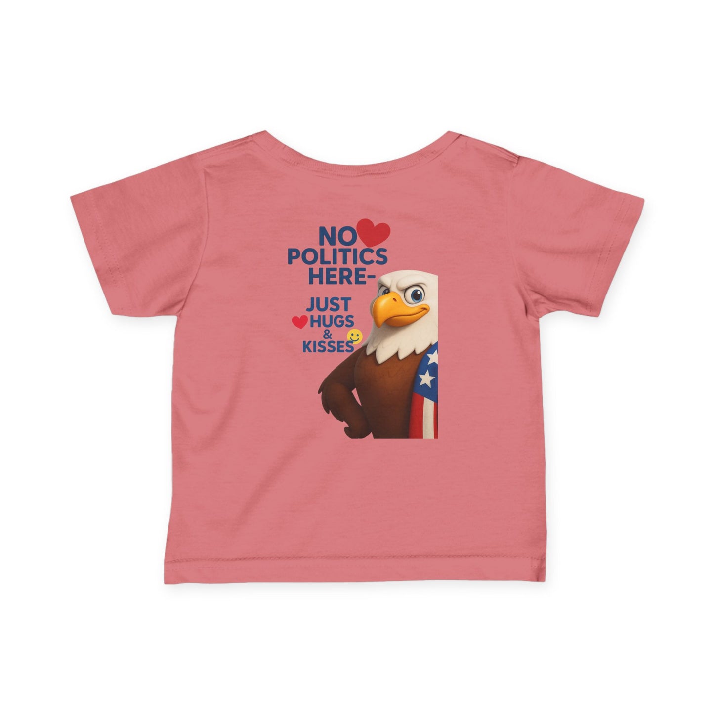 Infant Eagle Tee: Funny Political Baby Shirt, Cute Toddler Top, Gifts for New Parents, Baby Shower Present, Patriotic Baby Clothes