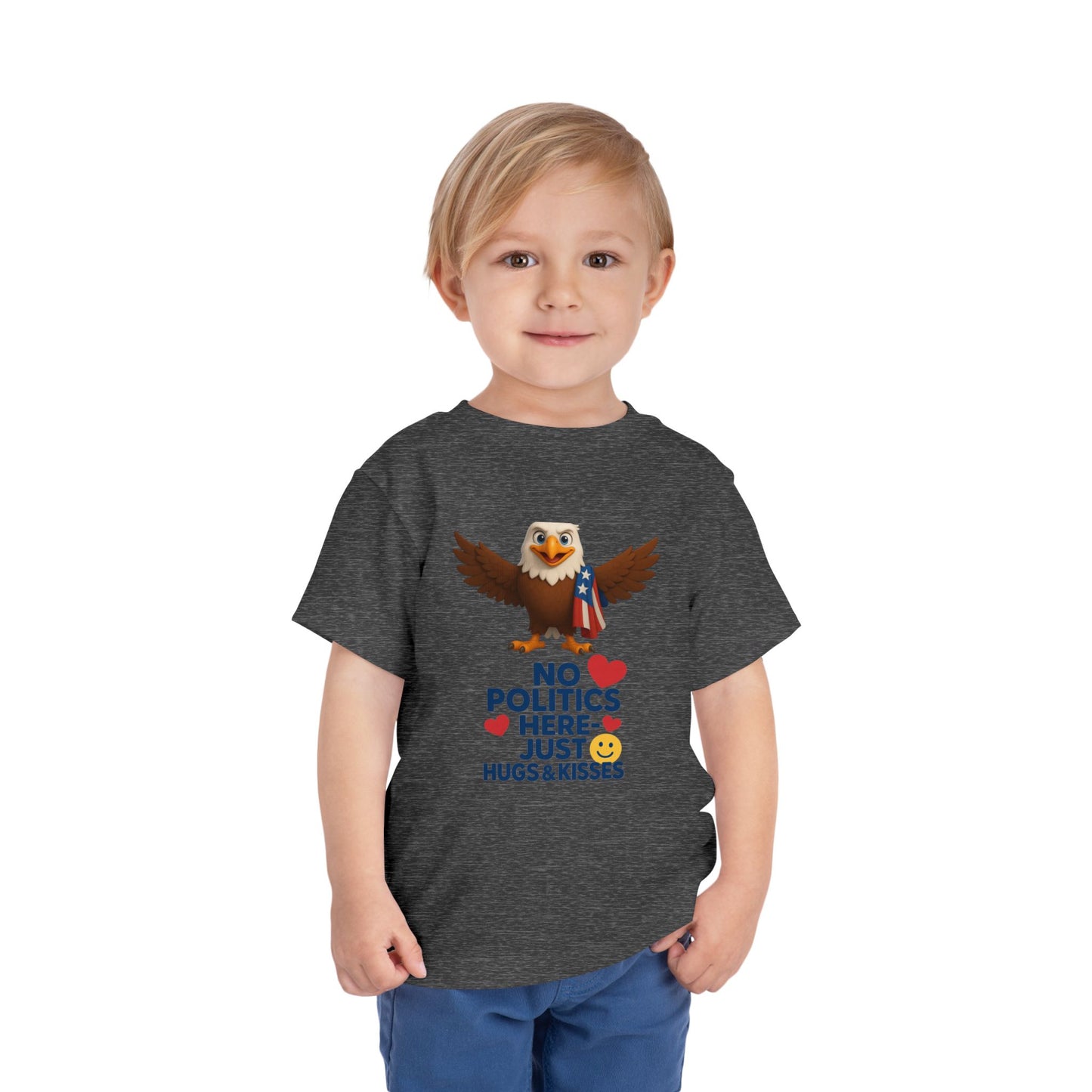 Toddler Short Sleeve Tee with Political Humor | Cute Eagle Design for Kids | Unisex Everyday Wear | Perfect Gift for Holidays and [...]