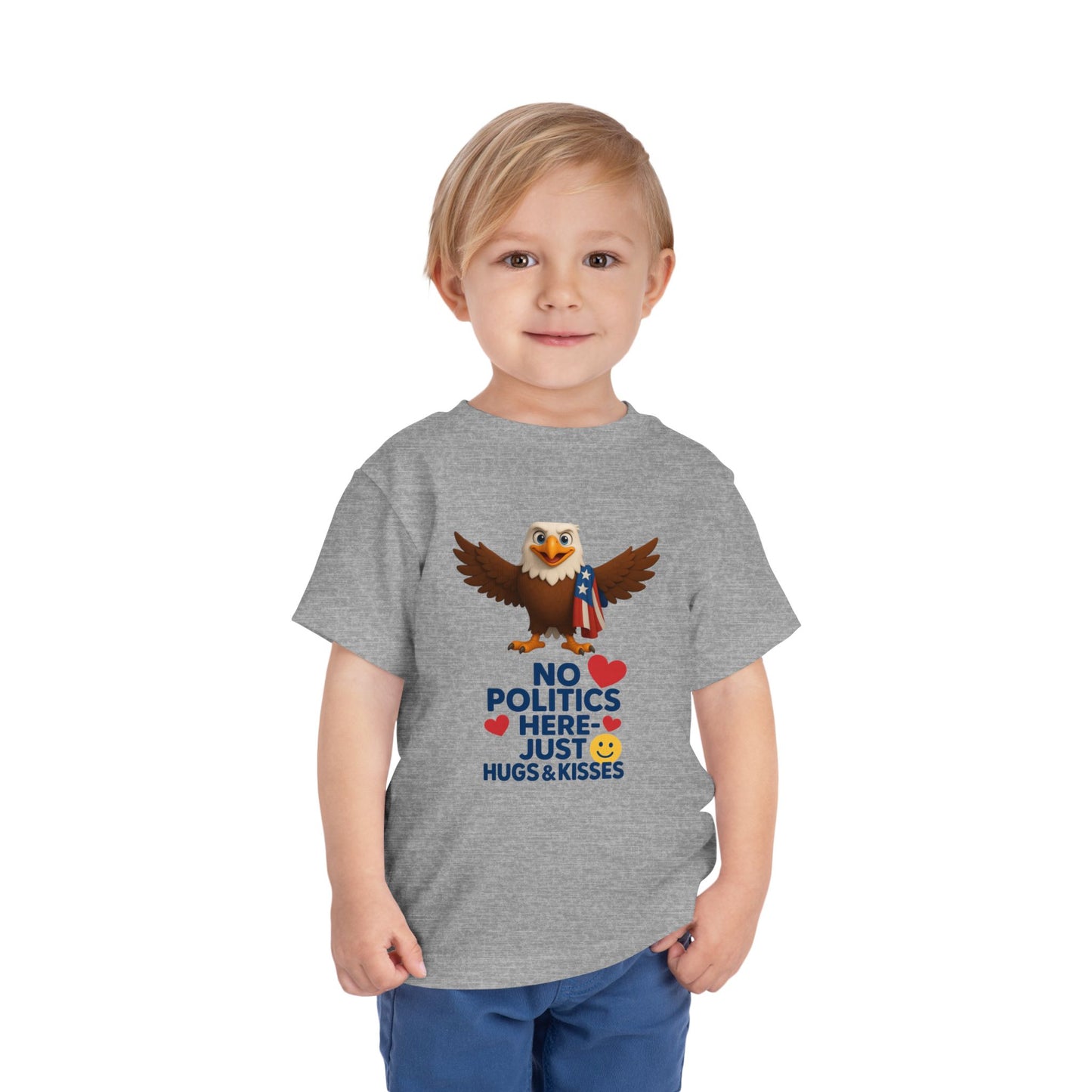 Toddler Short Sleeve Tee with Political Humor | Cute Eagle Design for Kids | Unisex Everyday Wear | Perfect Gift for Holidays and [...]