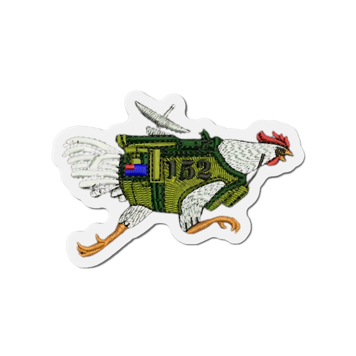 152 Signal Squadron Battle Chook Patch Magnet – RASIGS Patch Signature Range