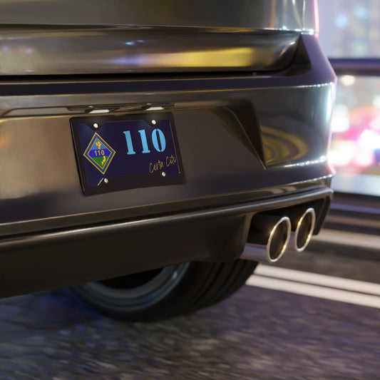 110 Signal Squadron Custom Number Plate – Honor Your Squadron's Legacy