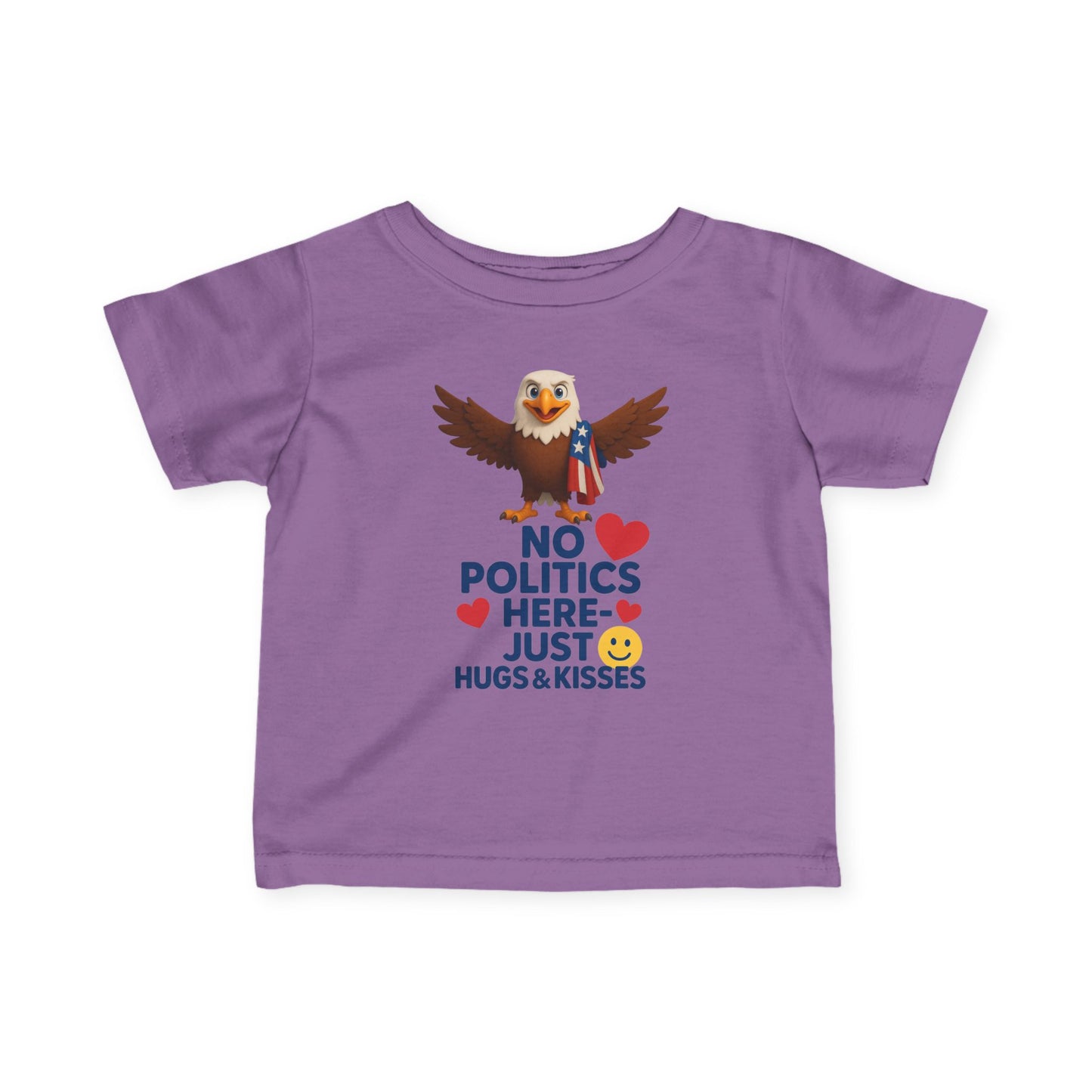 Infant Eagle Tee: Funny Political Baby Shirt, Cute Toddler Top, Gifts for New Parents, Baby Shower Present, Patriotic Baby Clothes