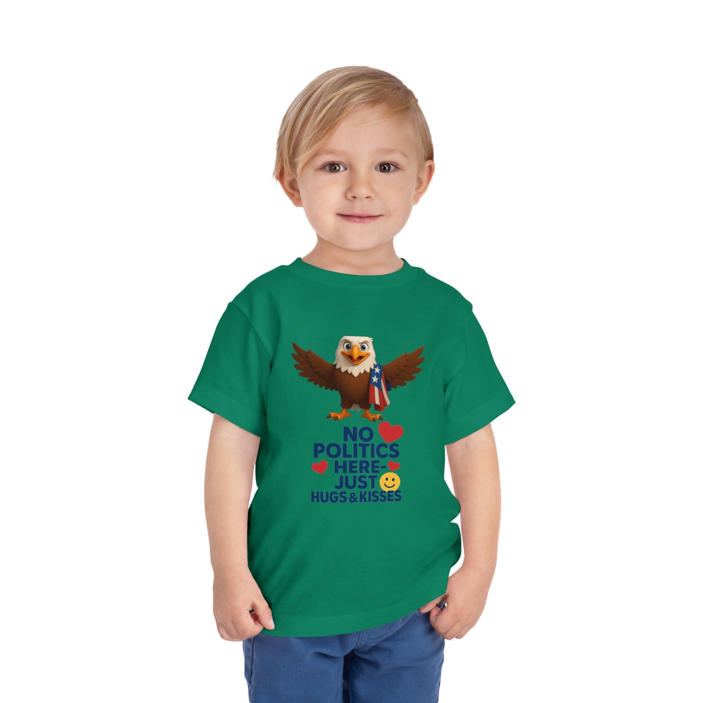 Toddler Short Sleeve Tee with Political Humor | Cute Eagle Design for Kids | Unisex Everyday Wear | Perfect Gift for Holidays and [...]