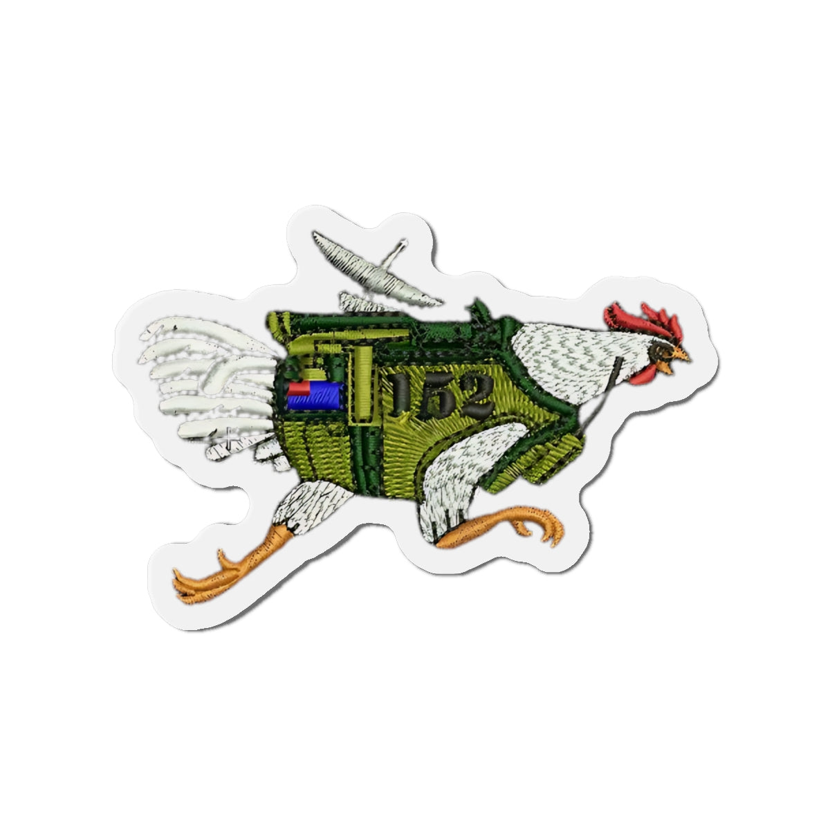 152 Signal Squadron Battle Chook Patch Magnet – RASIGS Patch Signature Range