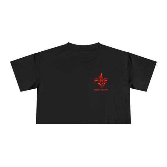 Women’s FireBar Crop Tee – Nightlife Edition