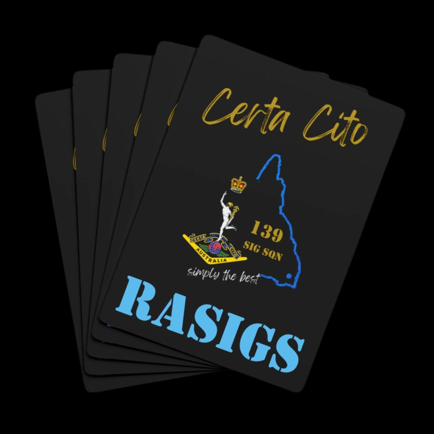 139 SIG SQN Playing Cards