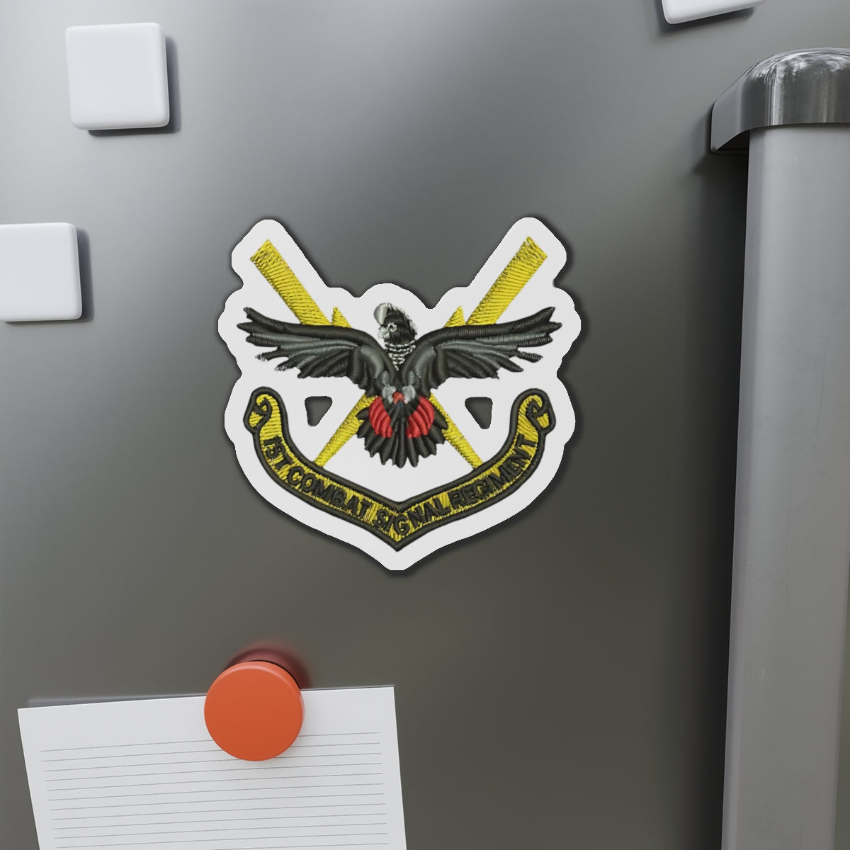 1st Combat Signal Regiment (1 CSR) Patch Magnet – RASIGS Patch Signature Range