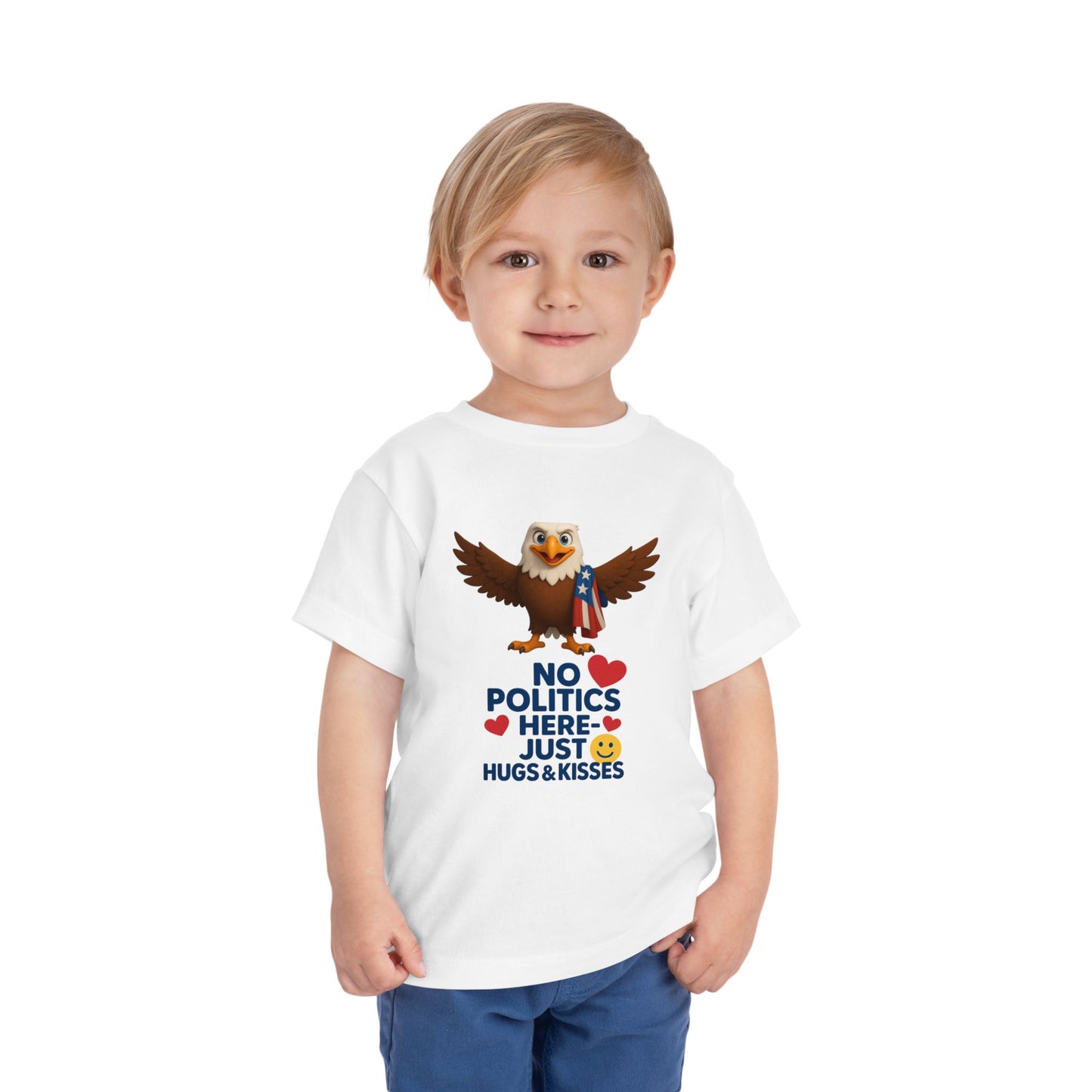 Toddler Short Sleeve Tee with Political Humor | Cute Eagle Design for Kids | Unisex Everyday Wear | Perfect Gift for Holidays and [...]
