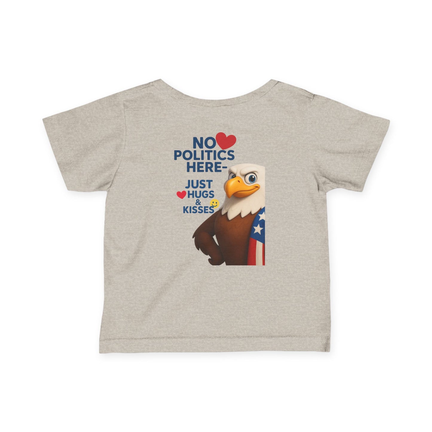Infant Eagle Tee: Funny Political Baby Shirt, Cute Toddler Top, Gifts for New Parents, Baby Shower Present, Patriotic Baby Clothes