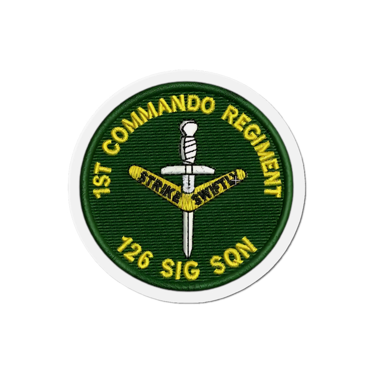 126 Signal Squadron 90's Era Patch Magnet – 1st Commando Regiment – RASIGS Patch Signature Range