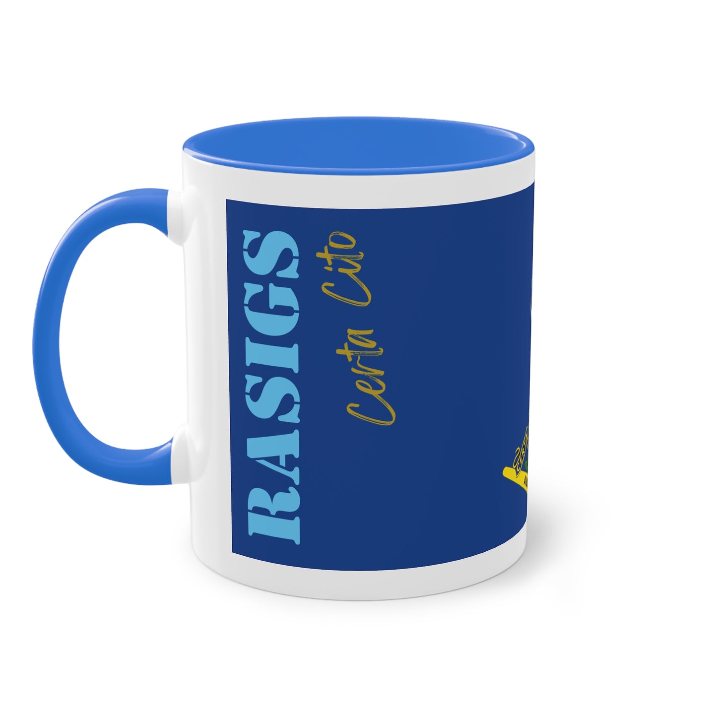 RASIGS Two-Tone Coffee Mug – Signals Pride in Every Sip