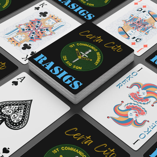 126 SIG SQN – 90’s Era Patch Playing Cards