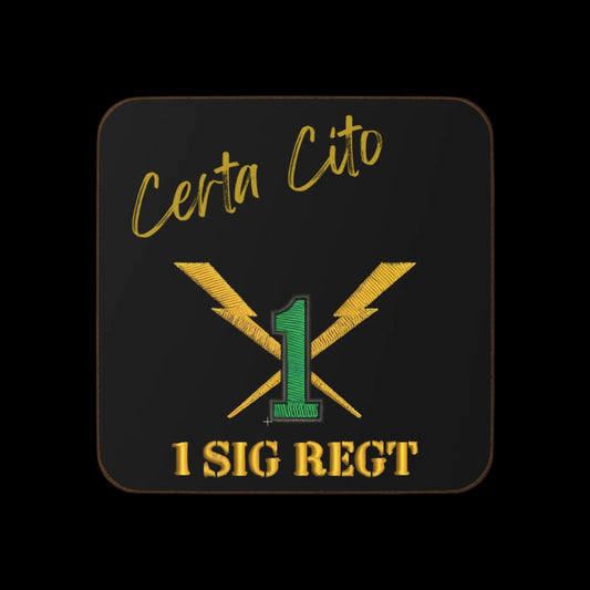 1st Signal Regiment Patch Coaster