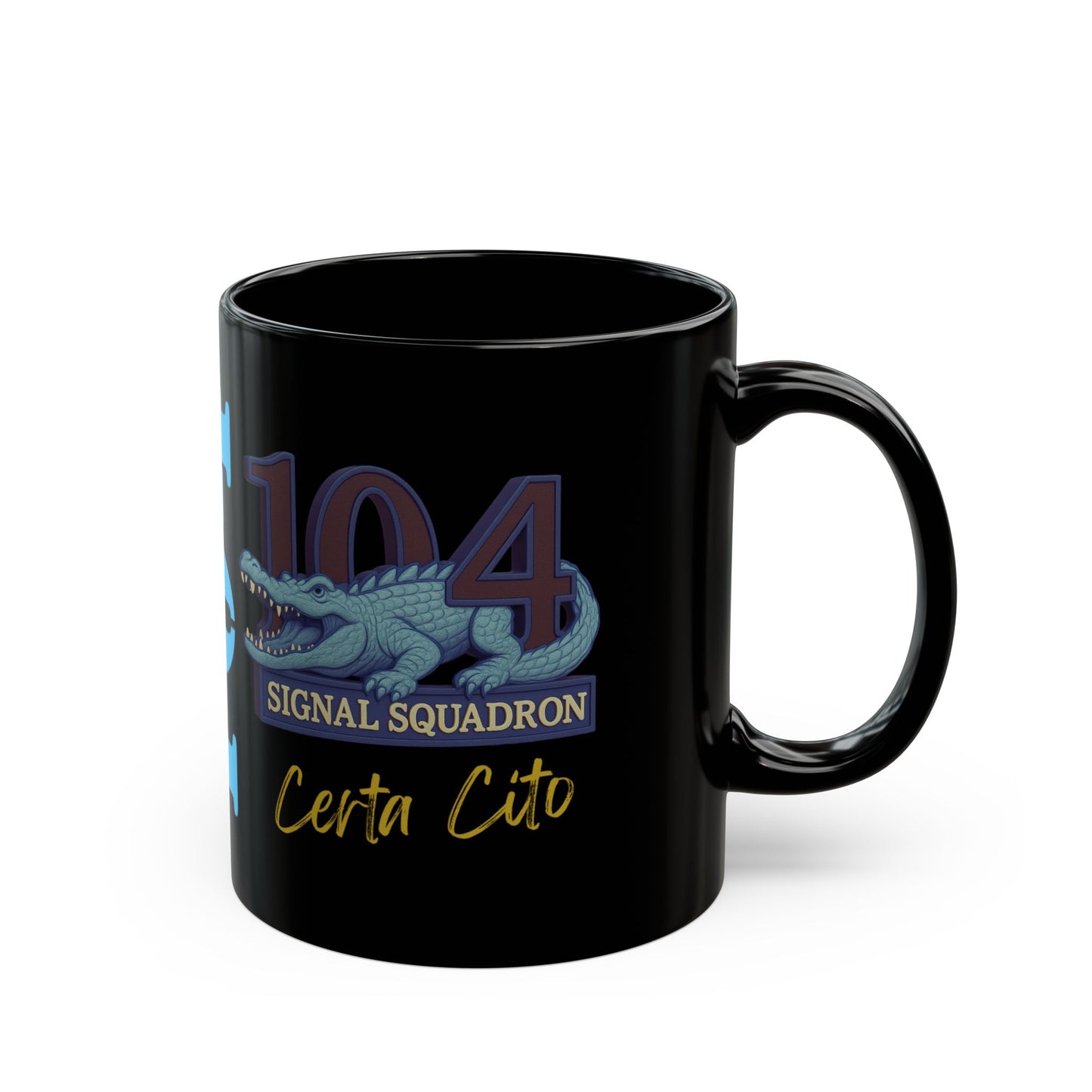 104 Signal Squadron 90's Era Crocodile – Anniversary Coffee Mug