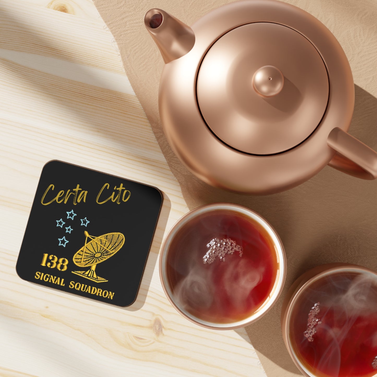 138 Sig Sqn Signature Coaster