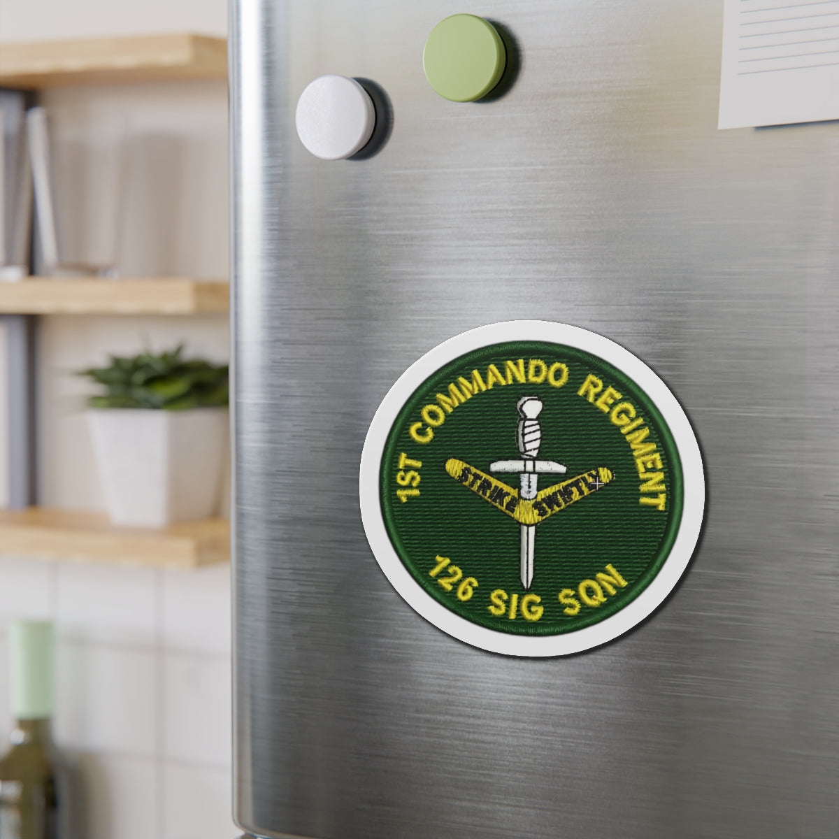 126 Signal Squadron 90's Era Patch Magnet – 1st Commando Regiment – RASIGS Patch Signature Range