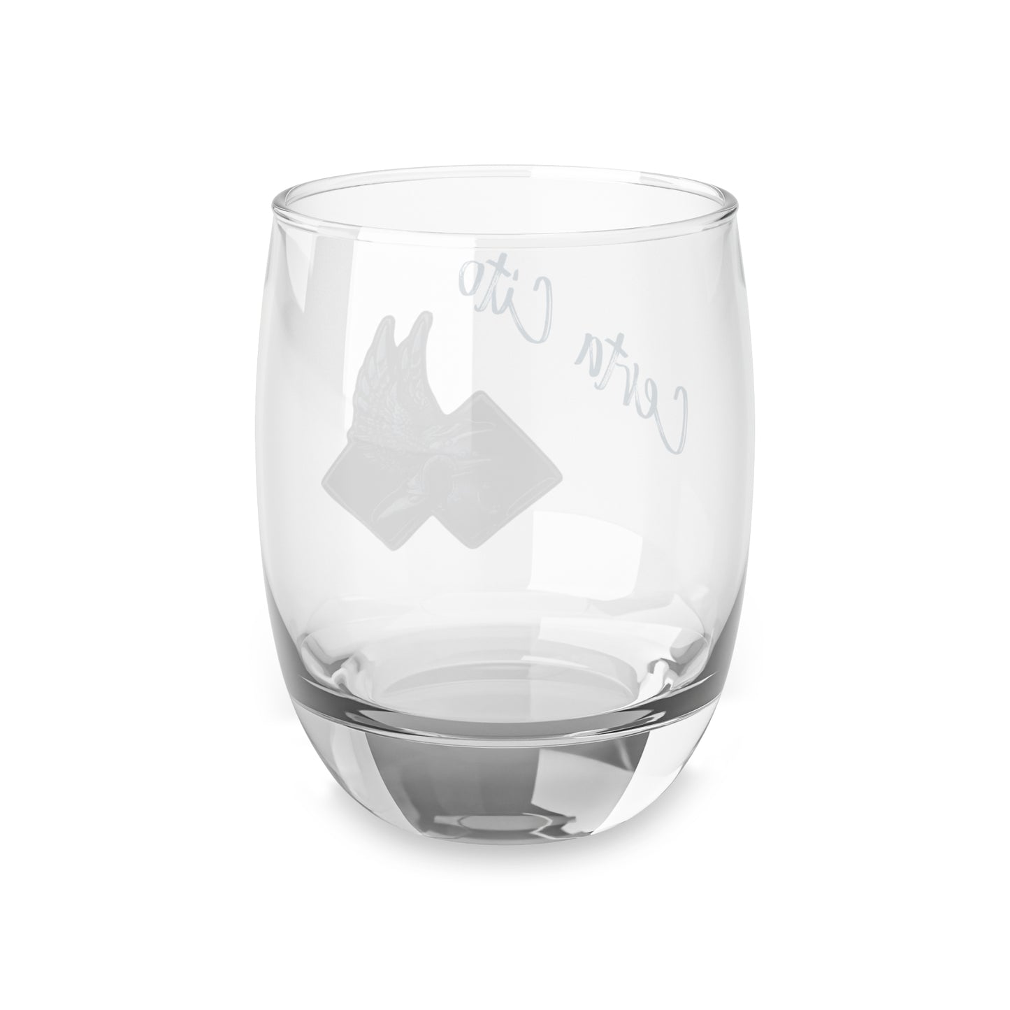 126 Sig Sqn Commandos Modern Day Patch Whiskey Glass