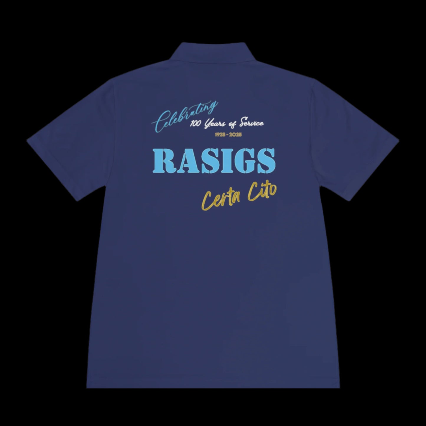 RASIGS 100-Year Anniversary Edition Men's Sport Polo Shirt