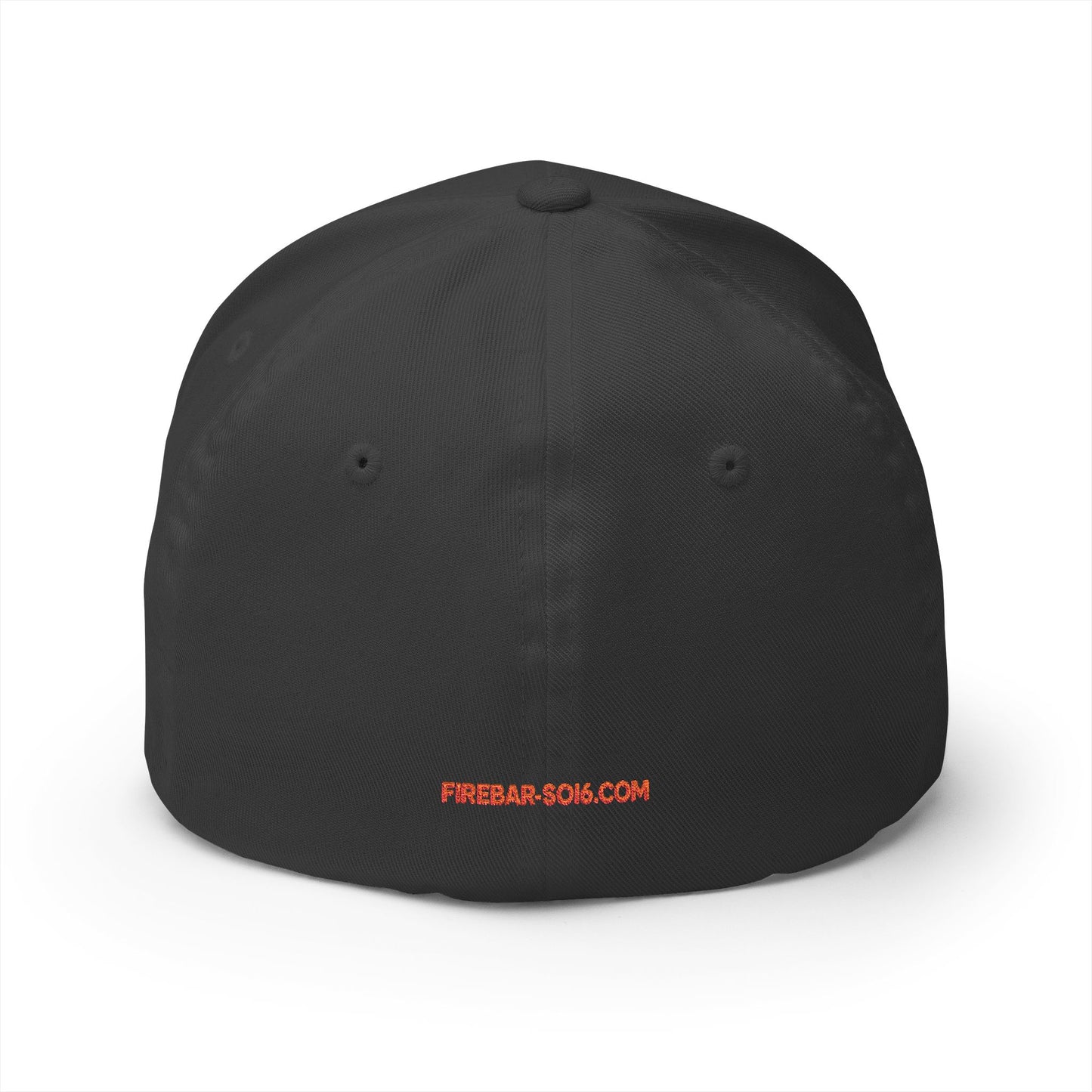 Fire Embroidered Closed-Back Cap | Trendy Hat for Warm Days, Outdoor Adventures, Gifts for Him/Her, Summer Style