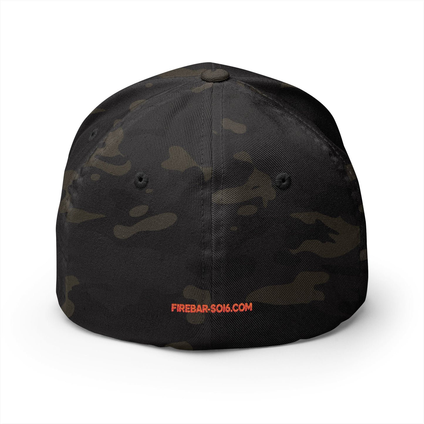 Fire Embroidered Closed-Back Cap | Trendy Hat for Warm Days, Outdoor Adventures, Gifts for Him/Her, Summer Style