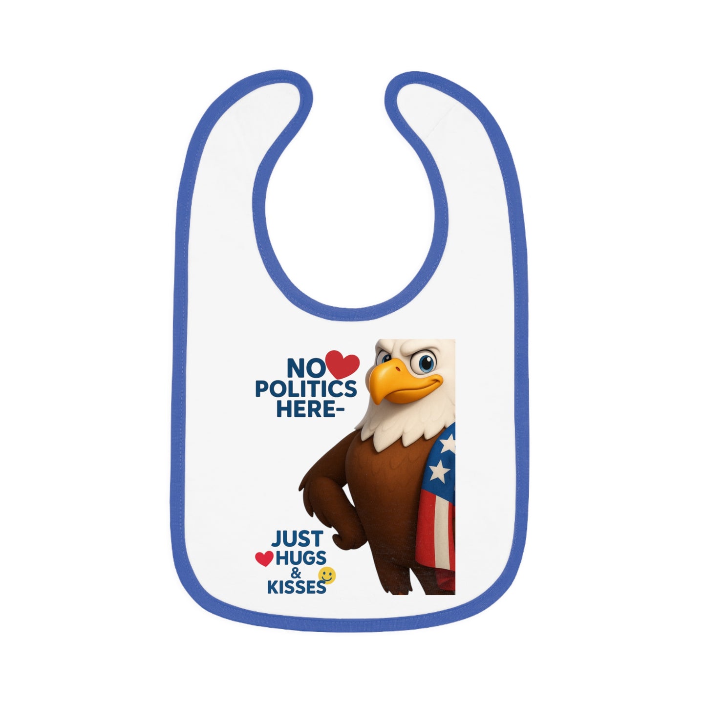 Patriotic Baby Bib with Fun Design | Perfect for Baby Showers, Holidays, and Everyday Use - Ideal Gift for New Parents