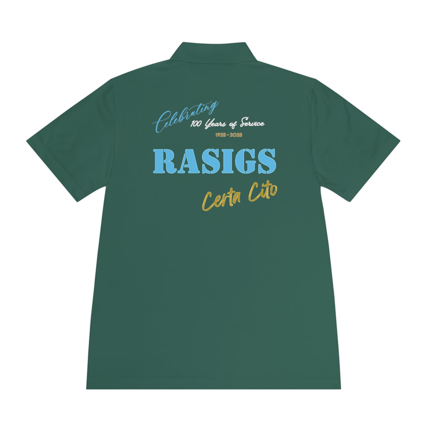 RASIGS 100-Year Anniversary Edition Men's Sport Polo Shirt