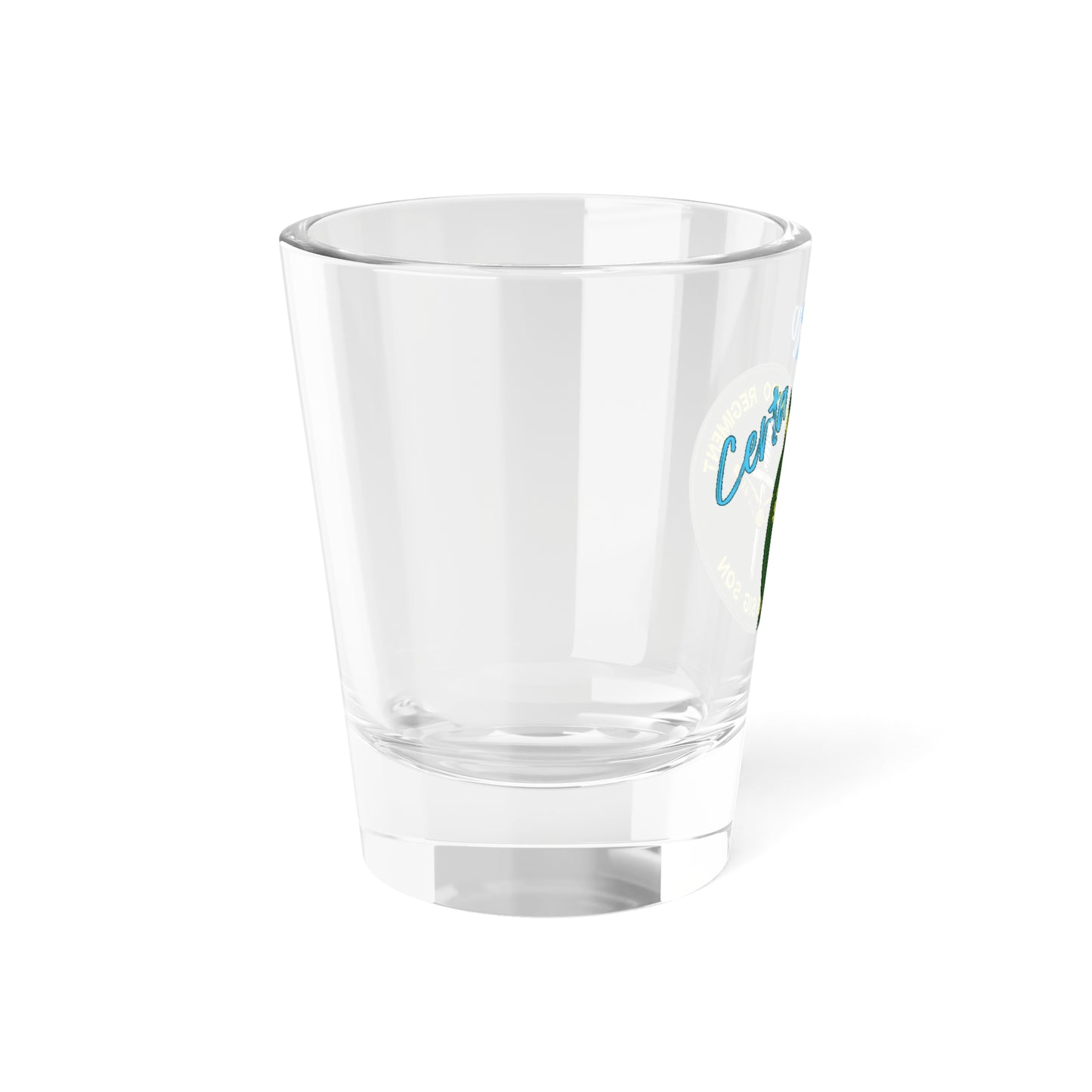 126 Sig Sqn 90's Patch Shot Glass