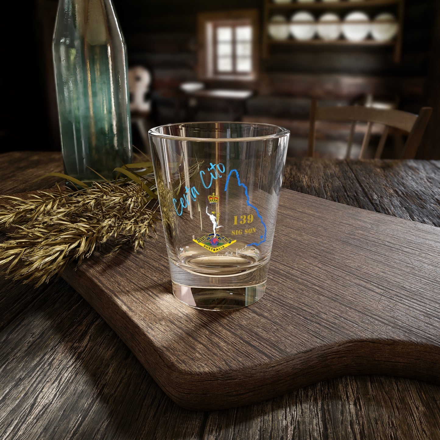 139 Sig Sqn Shot Glass