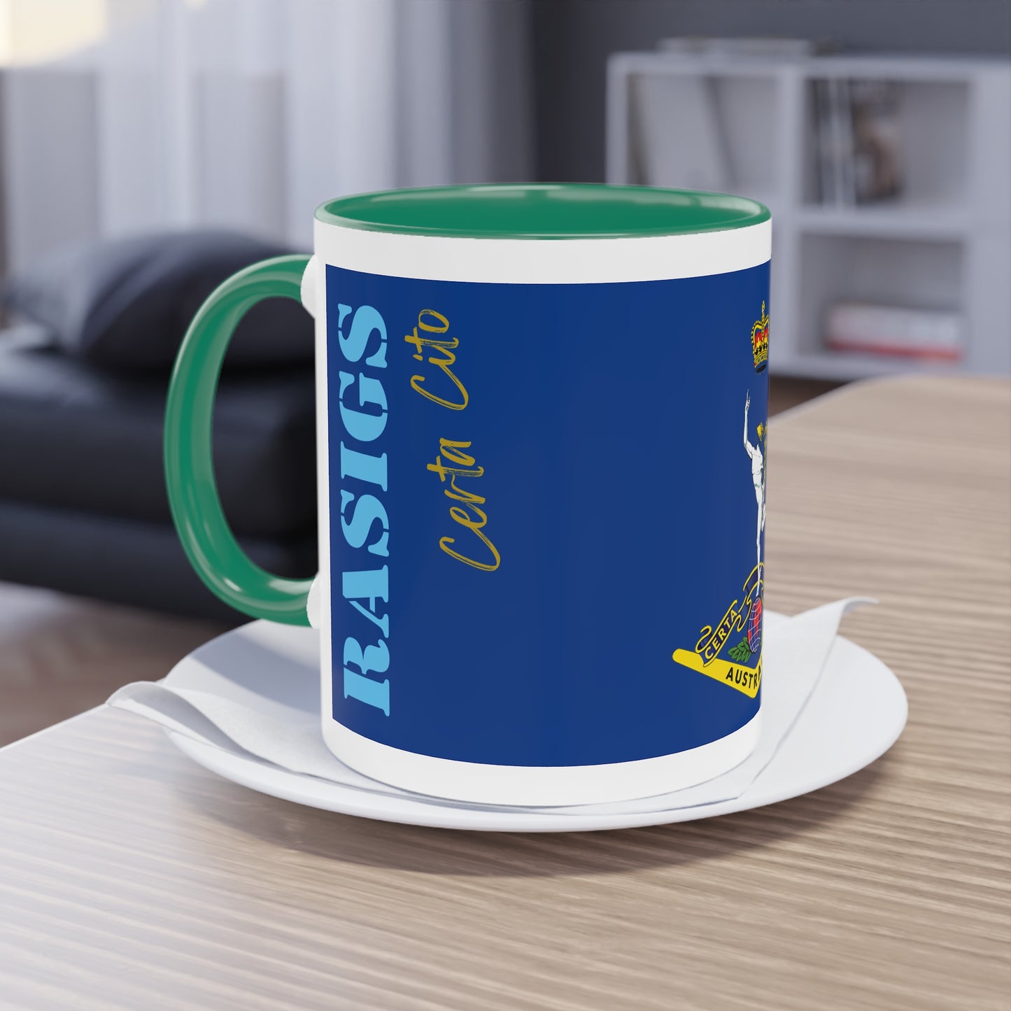 RASIGS Two-Tone Coffee Mug – Signals Pride in Every Sip