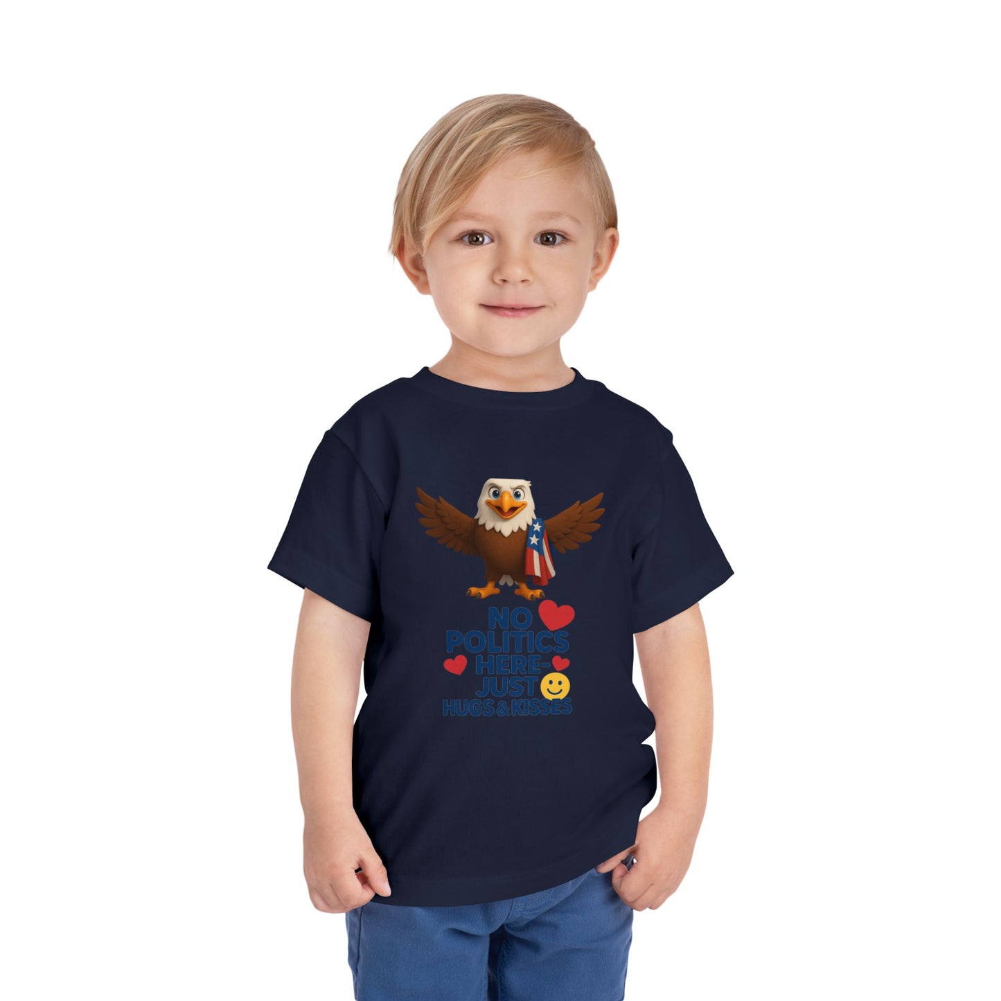 Toddler Short Sleeve Tee with Political Humor | Cute Eagle Design for Kids | Unisex Everyday Wear | Perfect Gift for Holidays and [...]