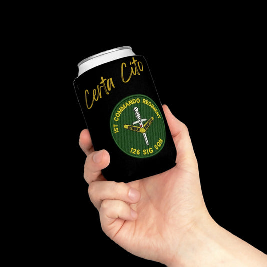 126 SIG SQN 90's Era Commando Patch Stubby Cooler