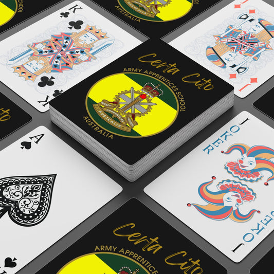 Army Apprentice School Playing Cards