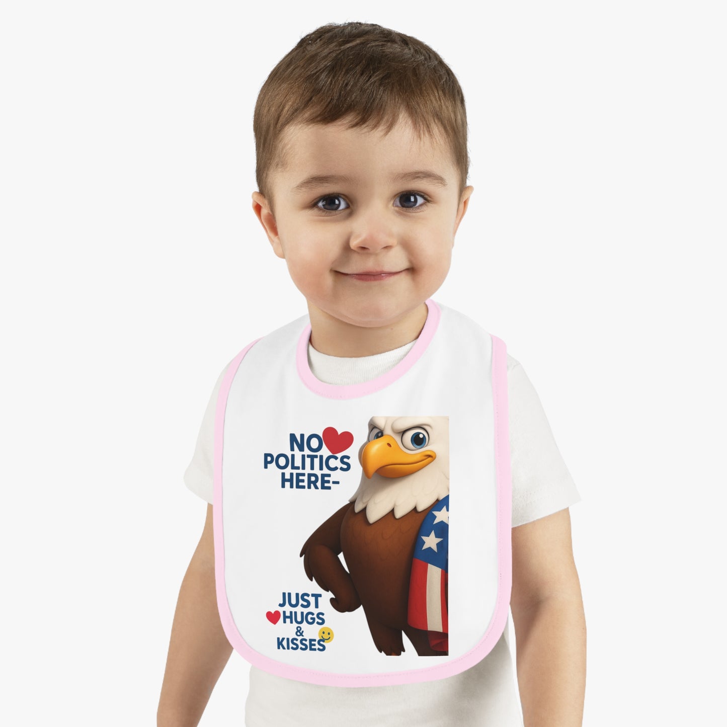 Patriotic Baby Bib with Fun Design | Perfect for Baby Showers, Holidays, and Everyday Use - Ideal Gift for New Parents