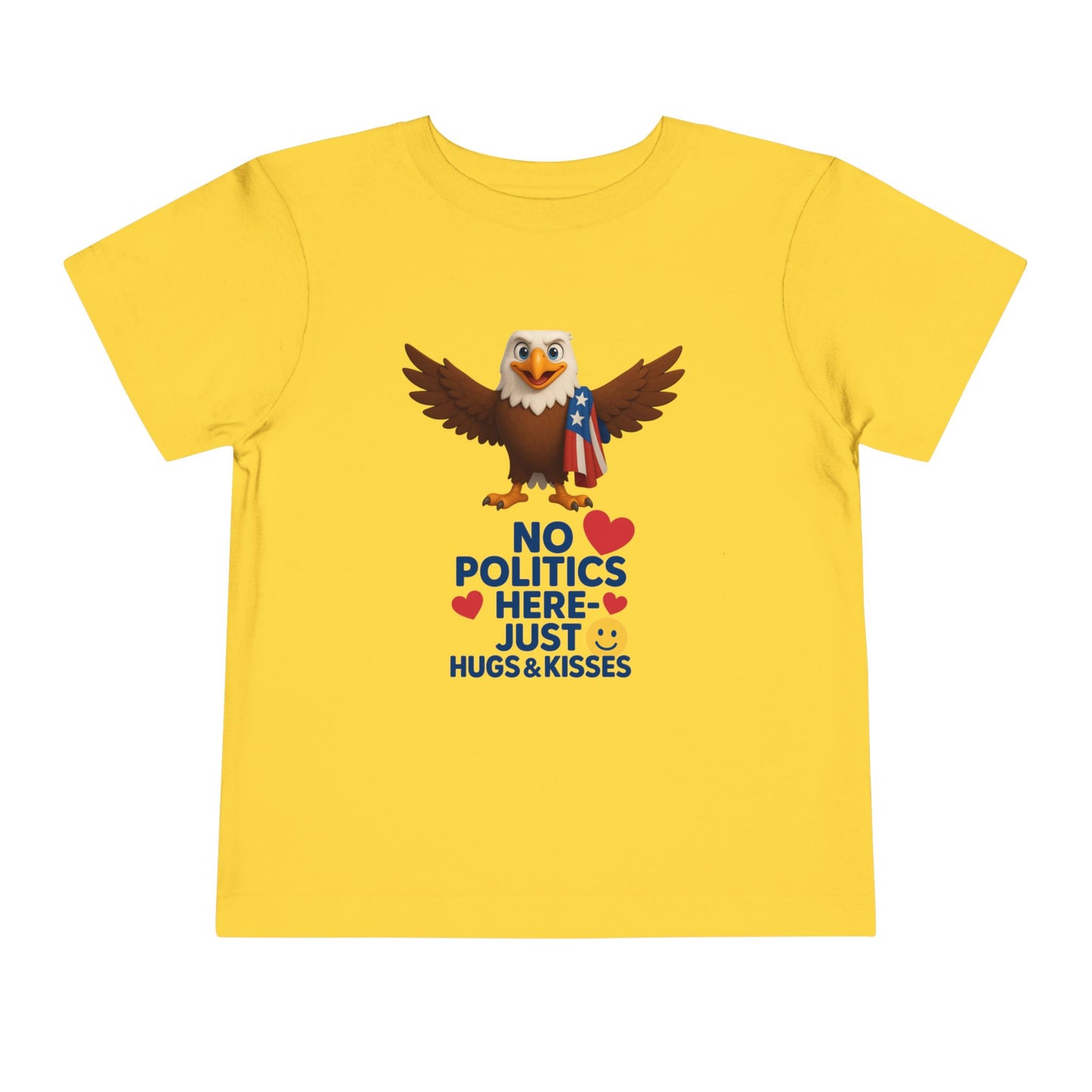Toddler Short Sleeve Tee with Political Humor | Cute Eagle Design for Kids | Unisex Everyday Wear | Perfect Gift for Holidays and [...]