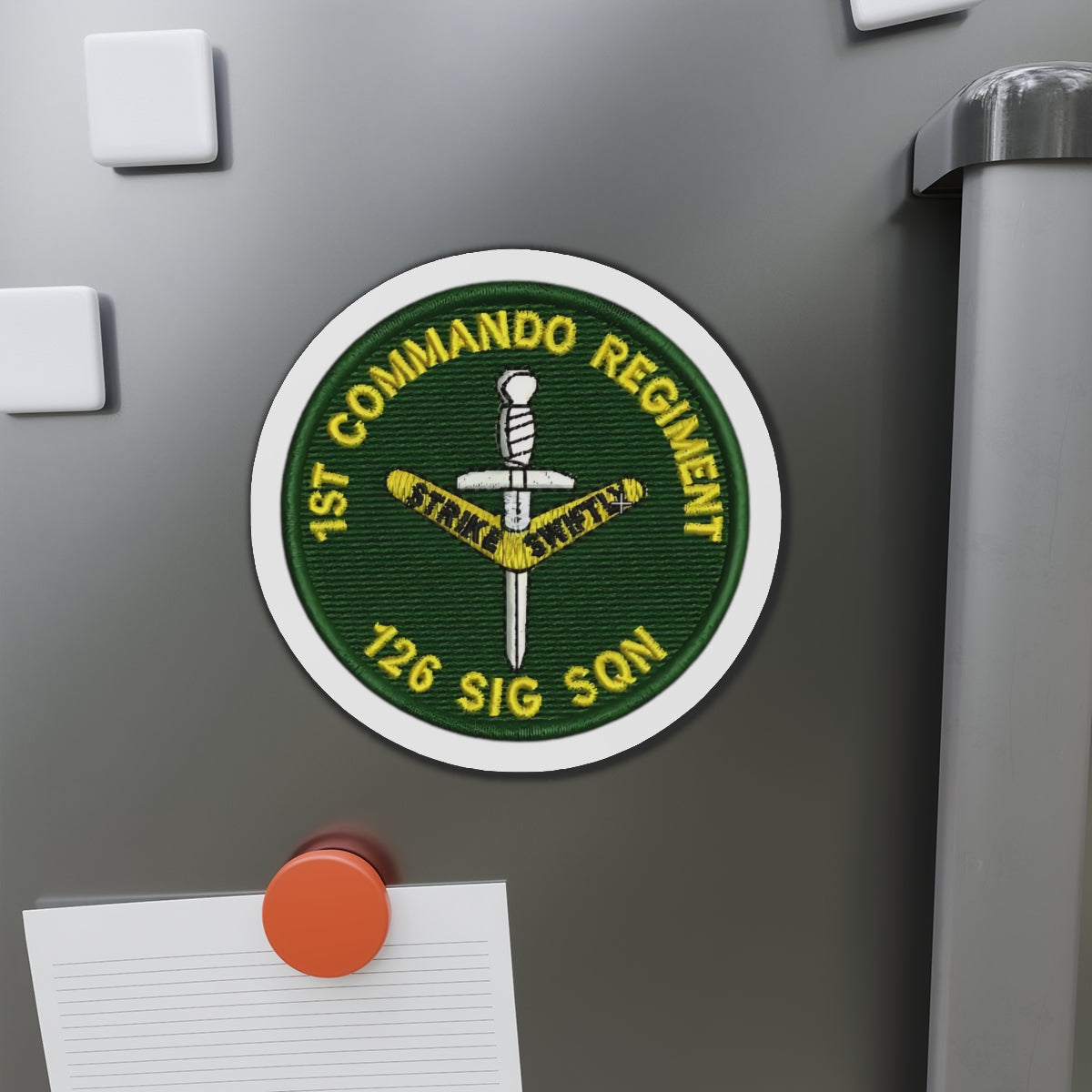 126 Signal Squadron 90's Era Patch Magnet – 1st Commando Regiment – RASIGS Patch Signature Range