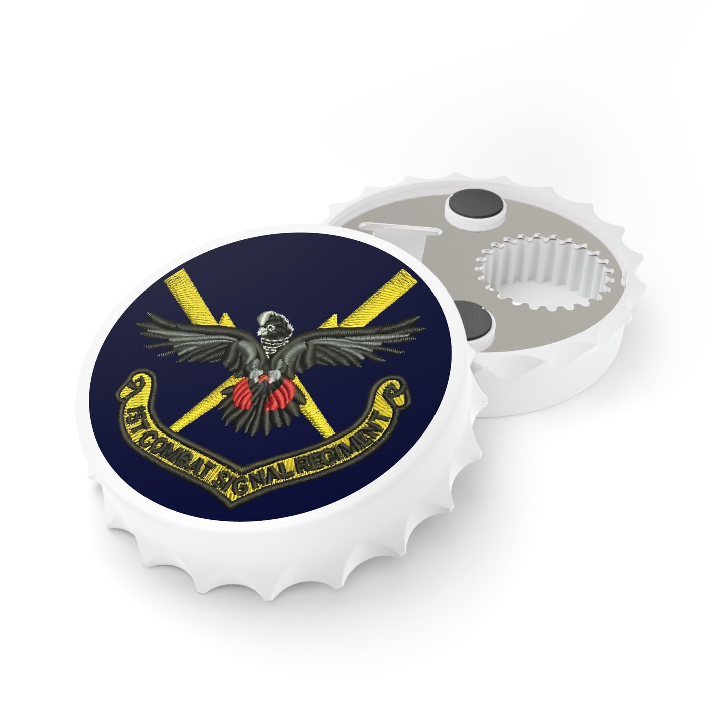 1st Combat Signal Regiment Patch Bottle Opener – Honor and Legacy in Every Pop