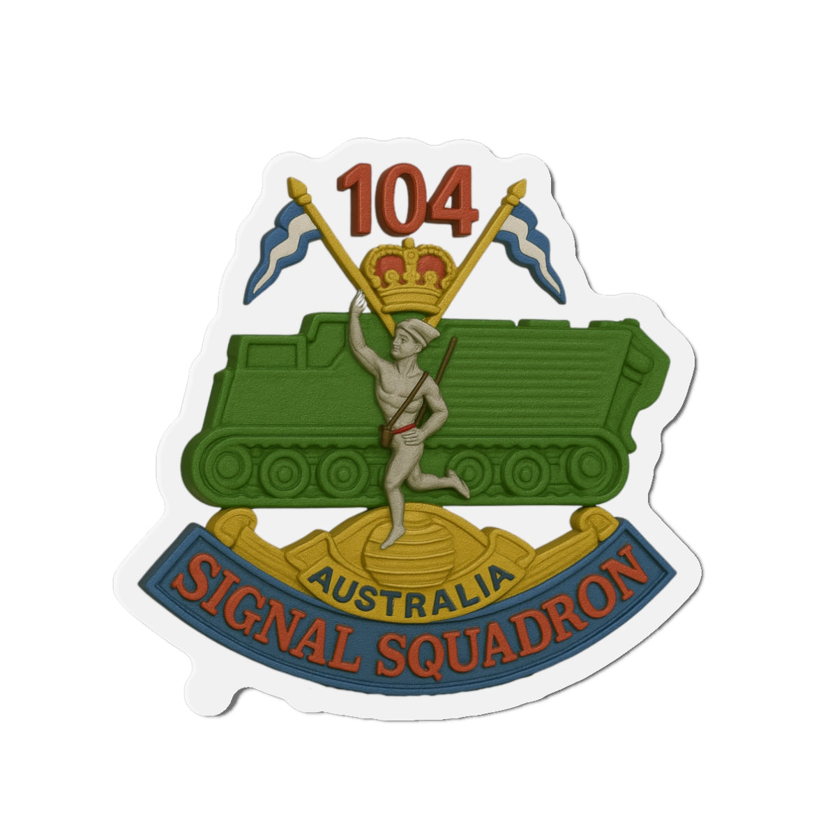 104 Signal Squadron Vietnam Era Patch Magnet – RASIGS Signature Range