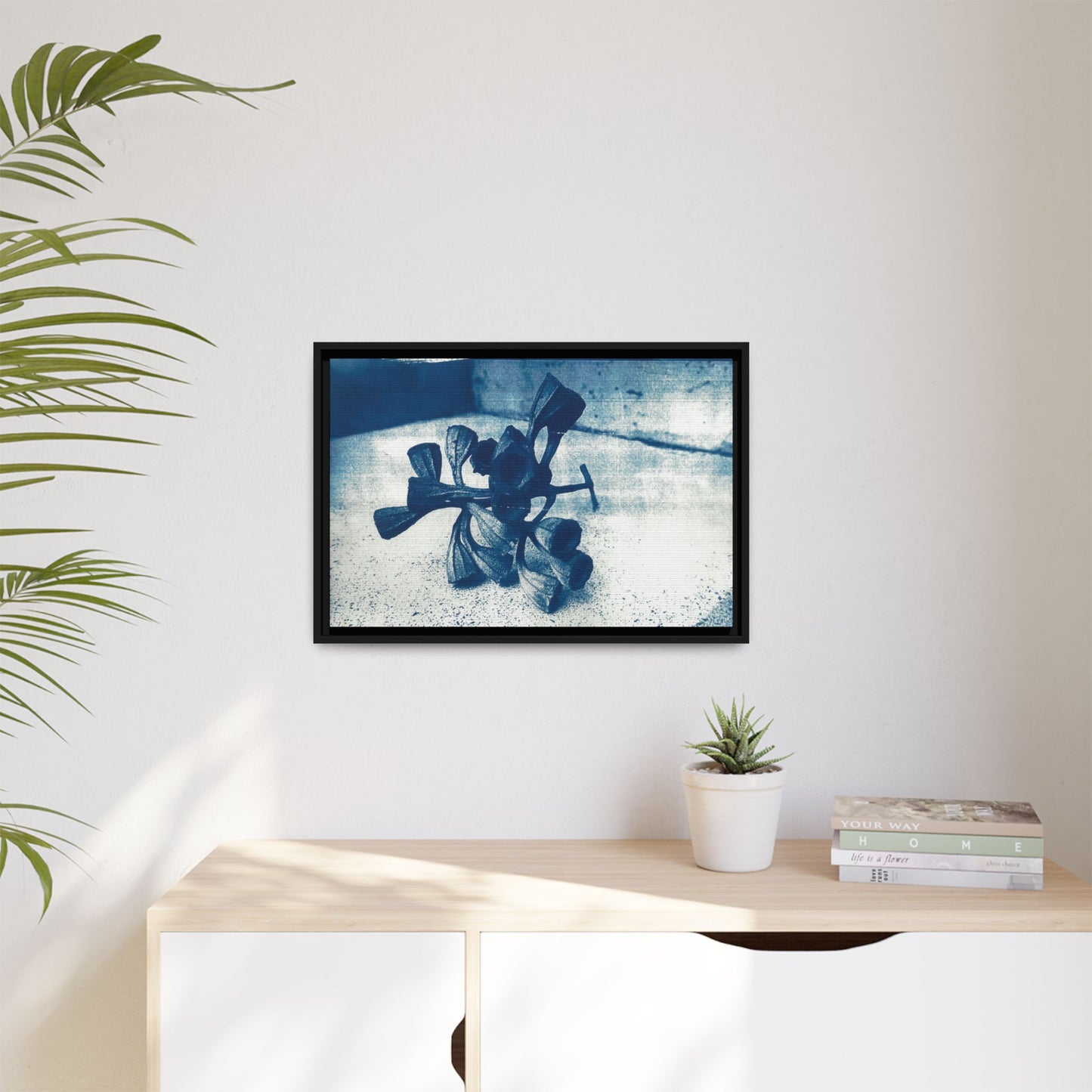 🌿 Gum Nut Form – Cyanotype Botanical Art by Wendy Seymour