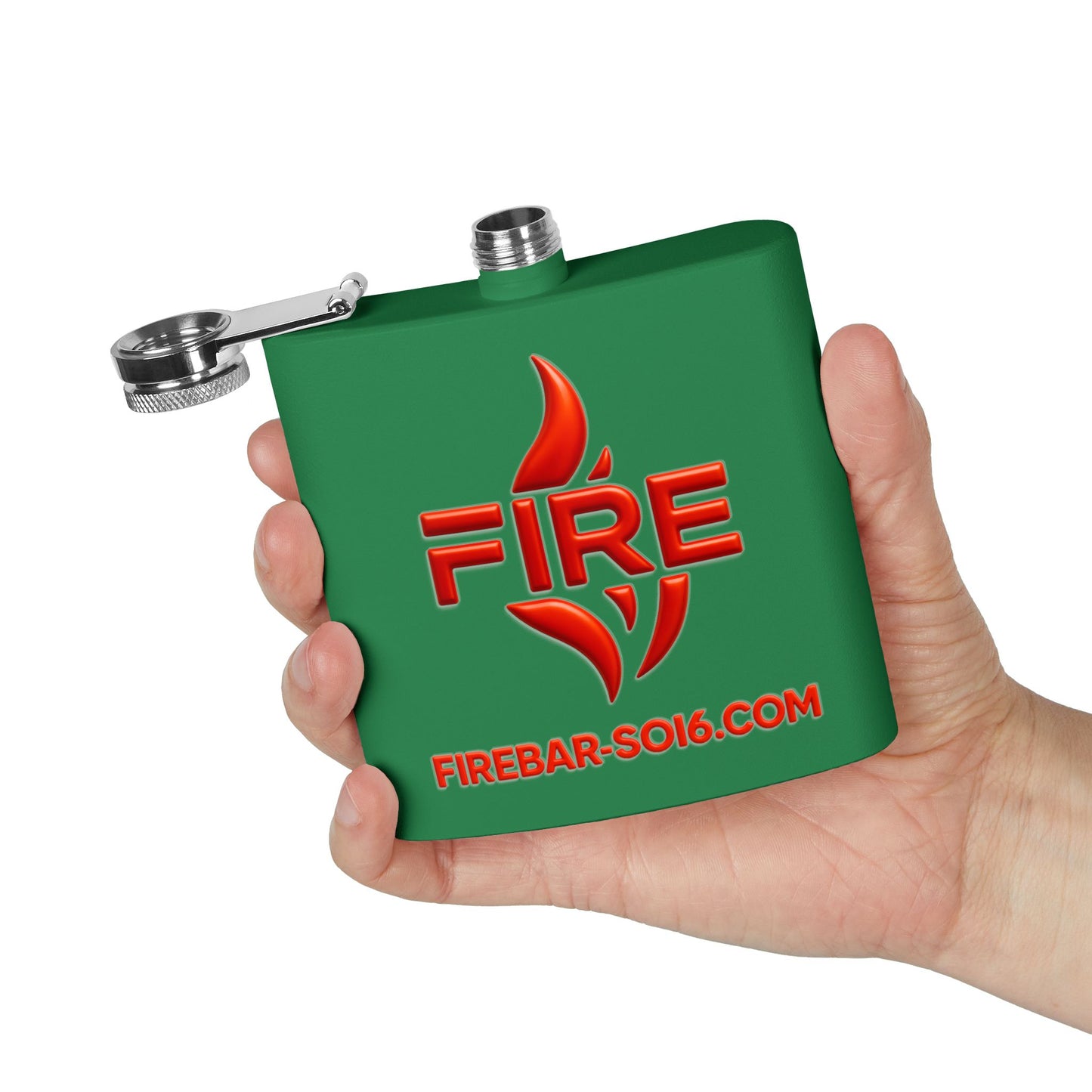 FireBar Stainless Steel Flask – 6oz