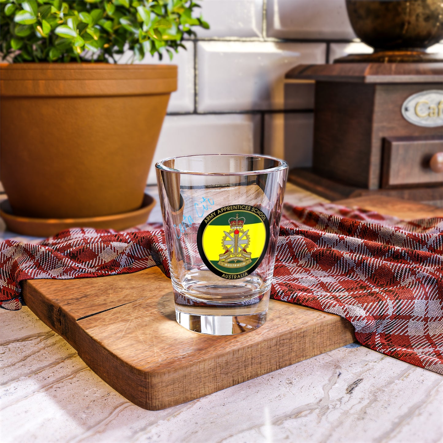 Army Apprentice School Shot Glass
