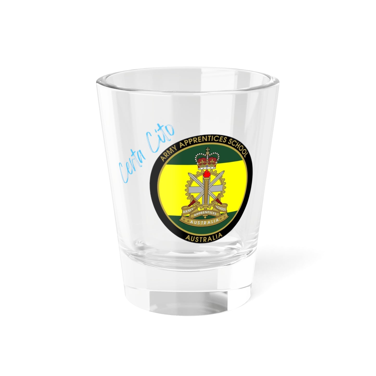 Army Apprentice School Shot Glass