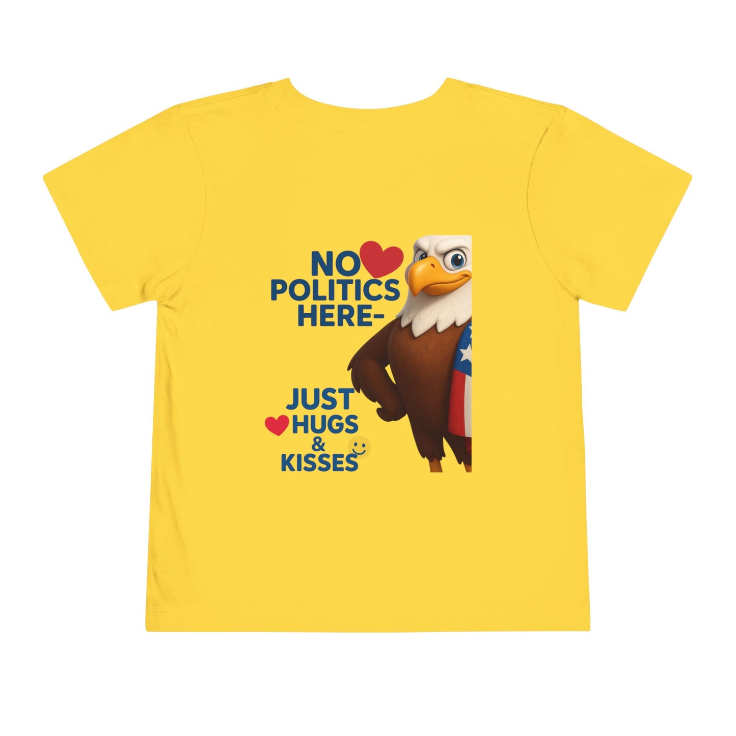 Toddler Short Sleeve Tee with Political Humor | Cute Eagle Design for Kids | Unisex Everyday Wear | Perfect Gift for Holidays and [...]