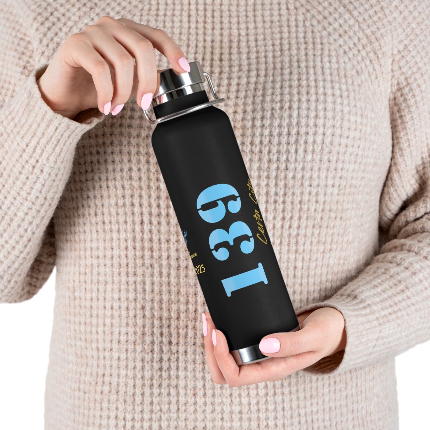 139 SIG Sqn 100th Anniversary Insulated Water Bottle